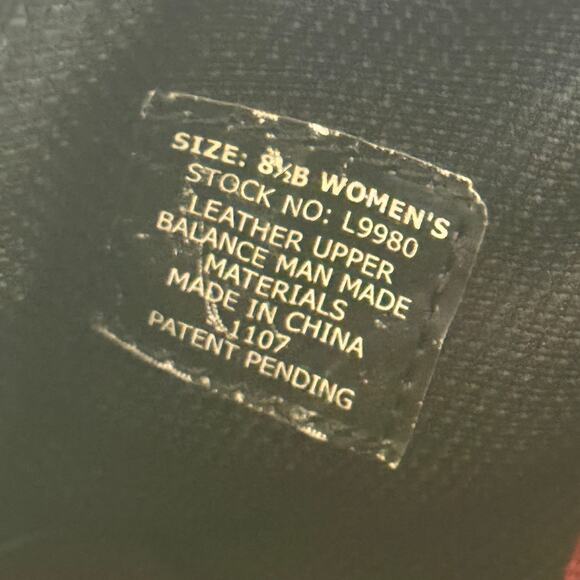 Justin Women's Gemma Red Black Western Gypsy Round Toe Boots Size 8.5 - Picture 6 of 7